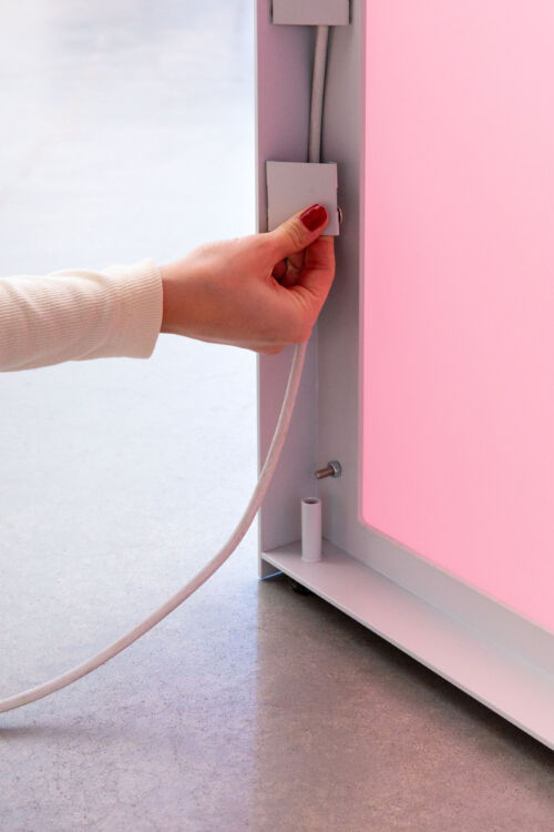 office desk cable gutter